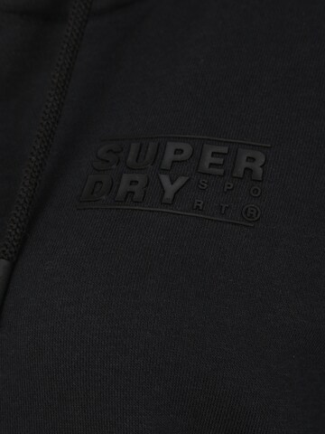 Superdry Sportief sweatvest in Zwart