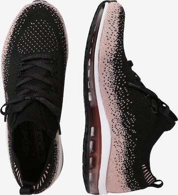 SKECHERS Rövid szárú sportcipők 'SKECH-AIR ELEMENT SWEET SUNSET' - fekete: oldalt