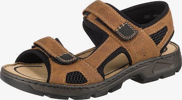 Rieker Sandals in Brown: front