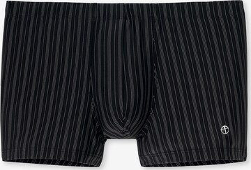 SCHIESSER Boxer shorts 'Nachtschwärmer' in Black: front