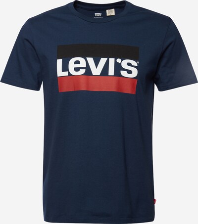 LEVI'S ® T-Shirt 'Sportswear Logo Graphic' en bleu marine / rouge / noir / blanc, Vue avec produit