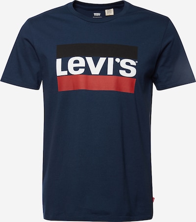 LEVI'S T-Shirt en bleu marine / rouge / noir / blanc, Vue avec produit