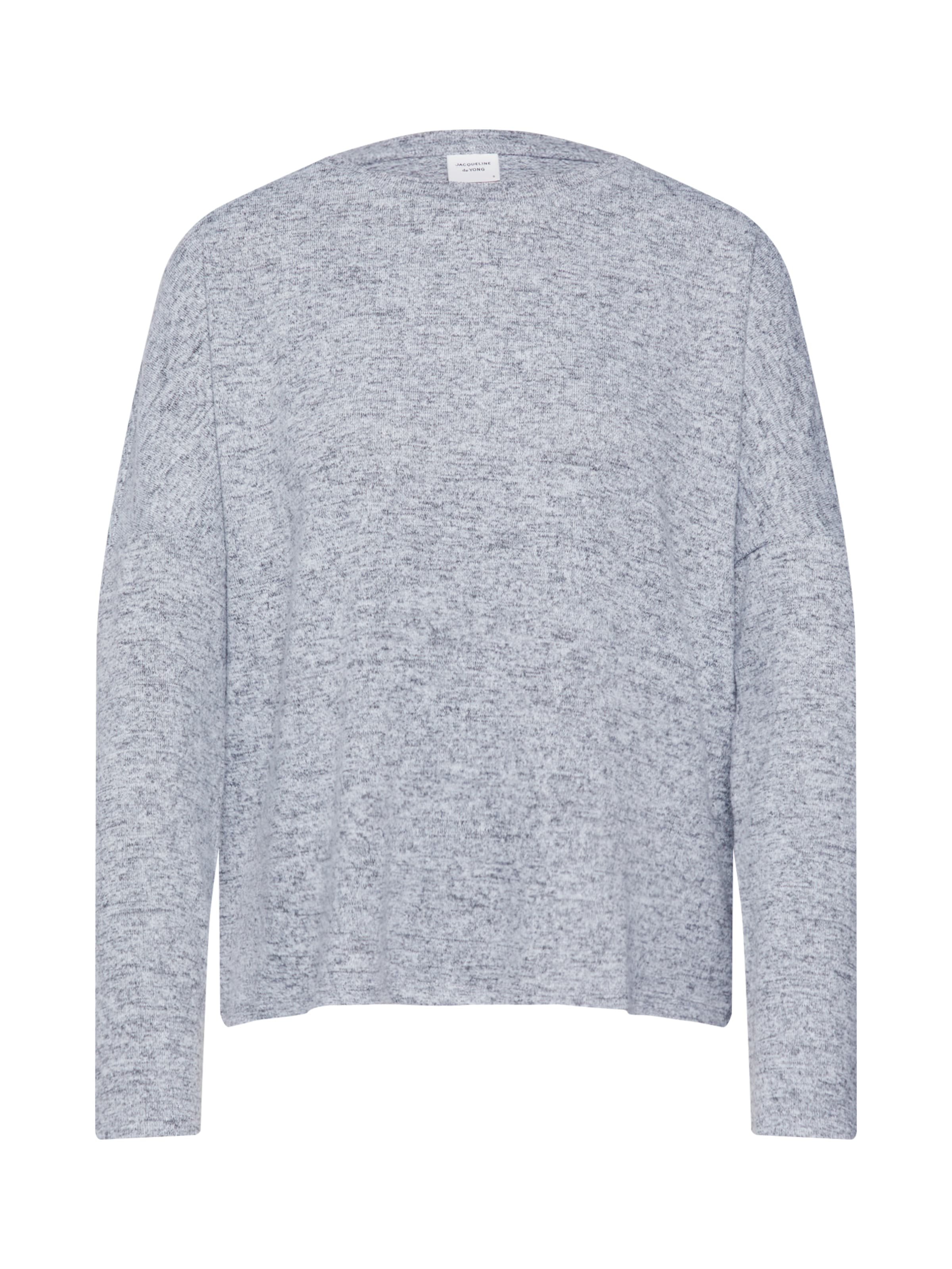 JACQUELINE de YONG - Oversized shirt 'ASTA TREATS' in de kleur Lichtgrijs