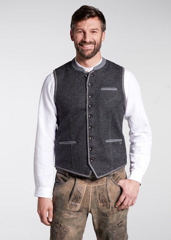 Gilet folklorique 'Novum' SPIETH & WENSKY en gris : devant