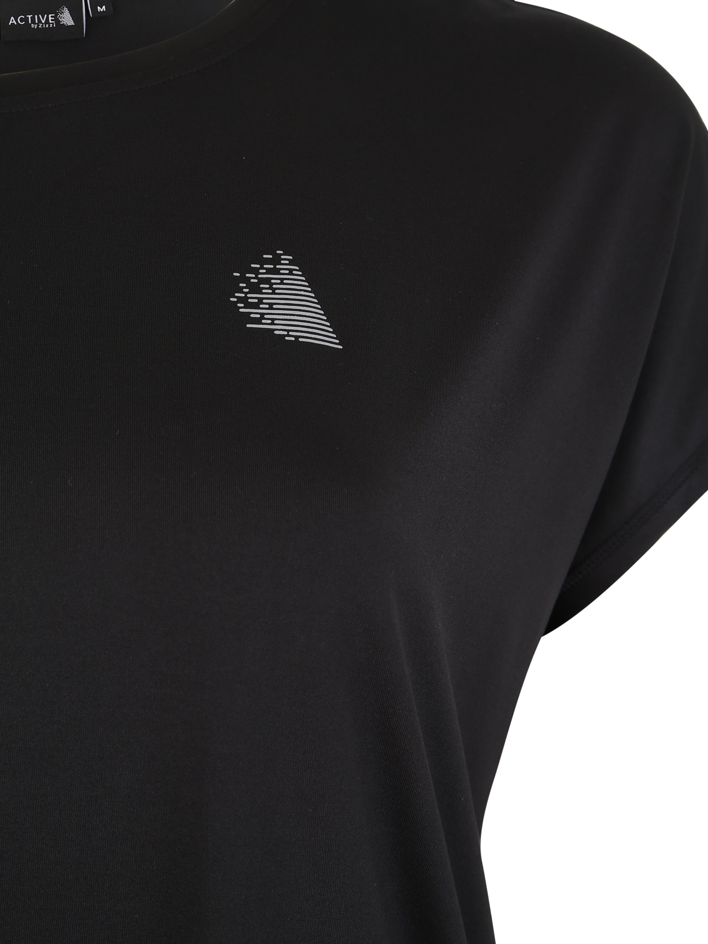 Active by Zizzi Performance shirt 'Abasic' in Black