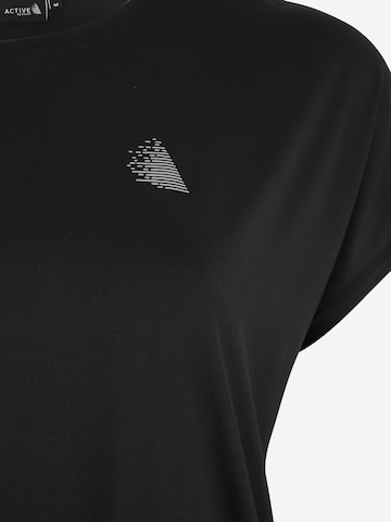 Active by Zizzi Performance Shirt 'Abasic' in Black