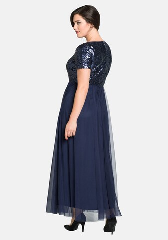 SHEEGO - Vestido de noche en azul