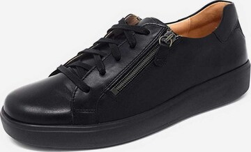 Ganter Lace-Up Shoes in Black: front