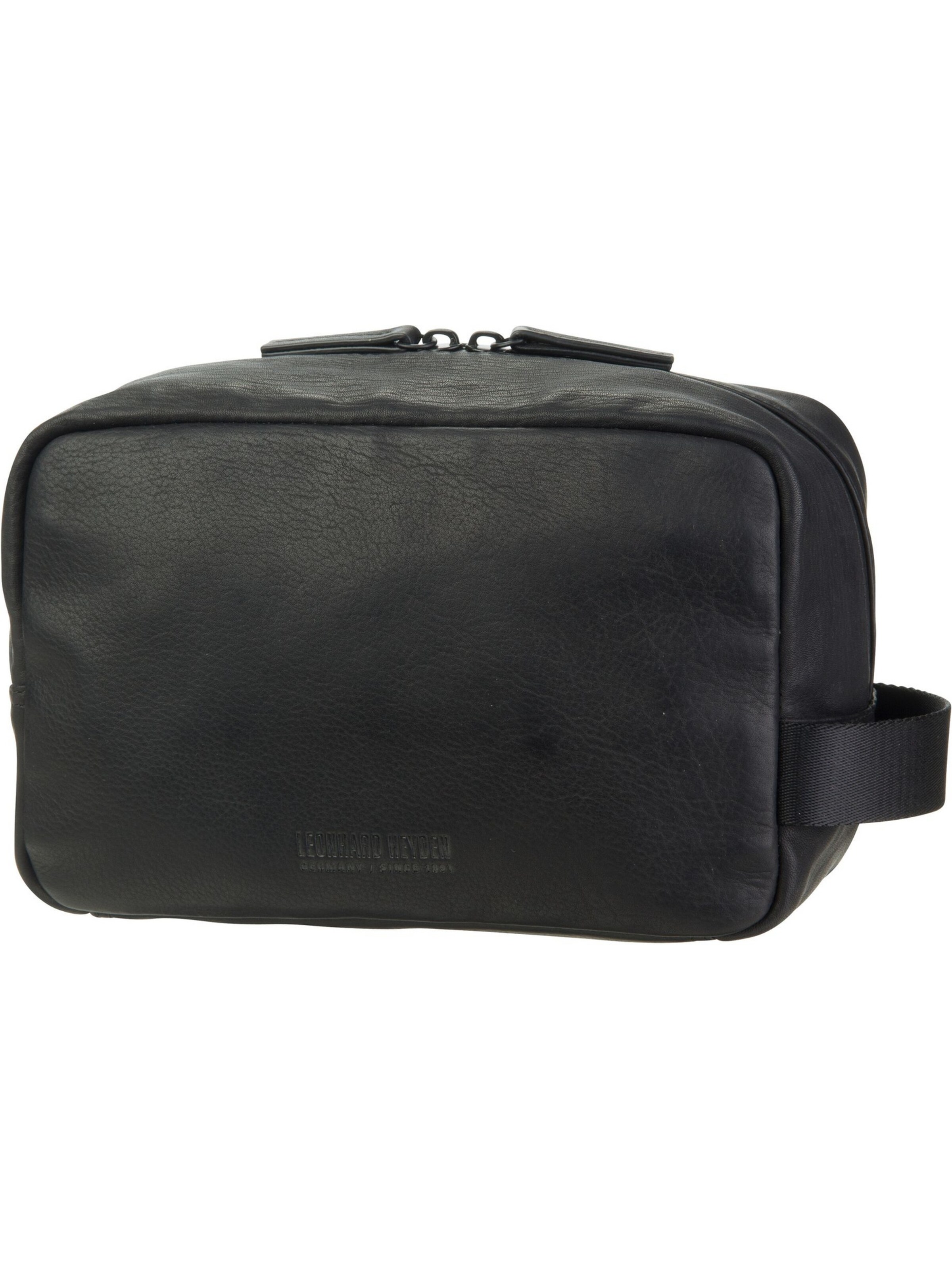 LEONHARD HEYDEN Toilettas 'Den Haag' in Zwart