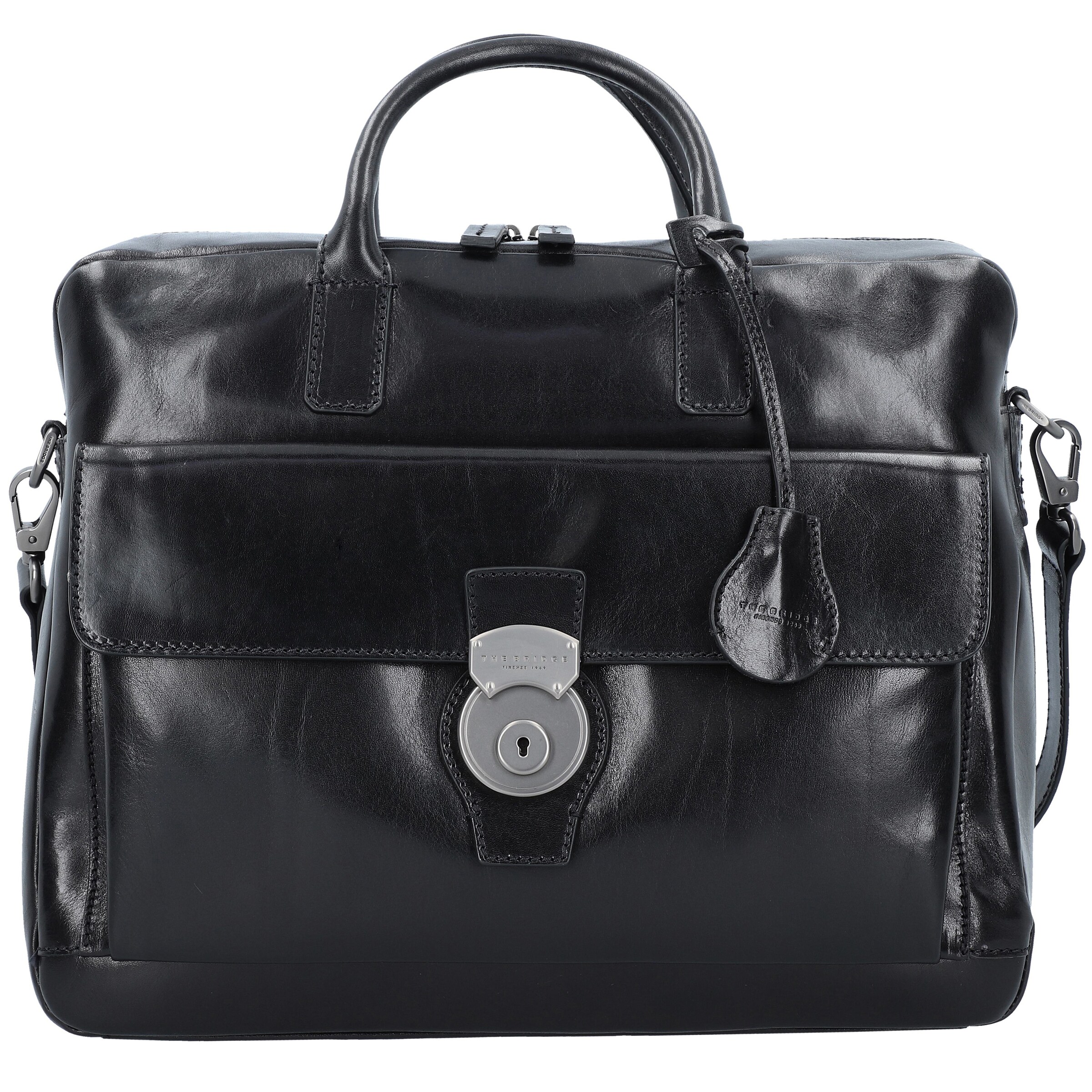 The Bridge - Aktentas 'Capalbio' in de kleur Zwart