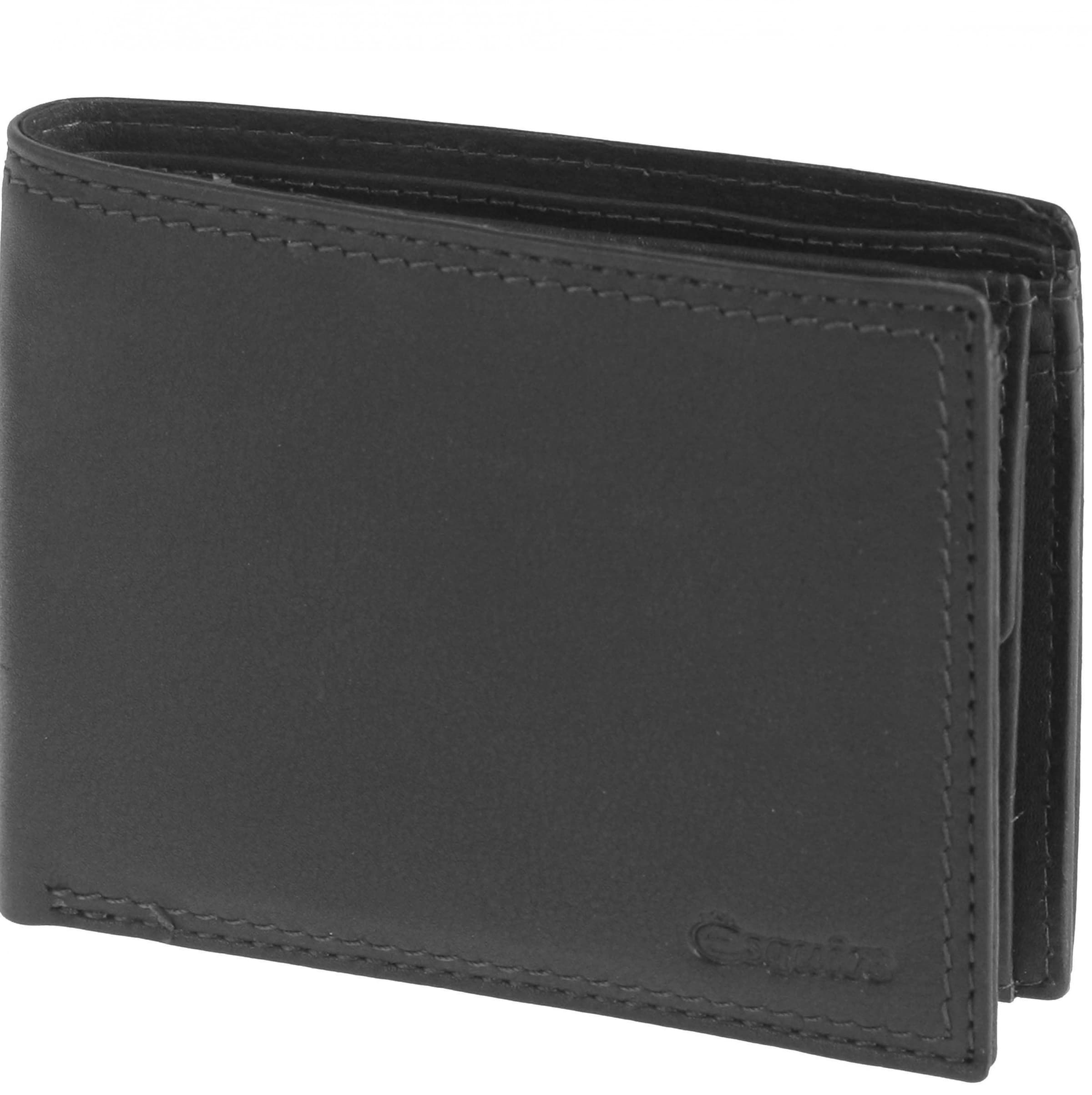 Esquire Wallet in Black: front
