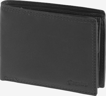 Esquire Wallet in Black: front