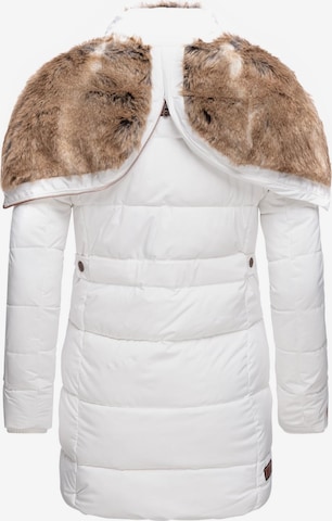 MARIKOO Χειμερινό παλτό σε λευκό