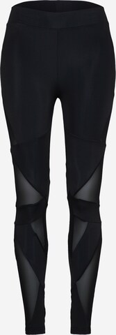 Urban Classics Skinny Leggings in Schwarz: predná strana