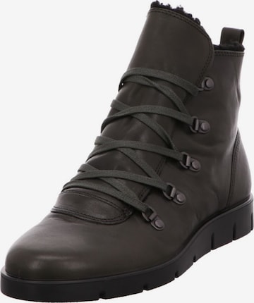 ECCO Lace-Up Ankle Boots in Brown: front