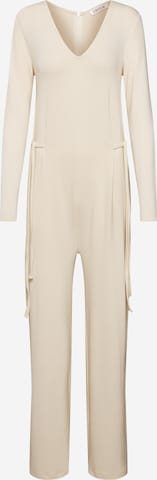 EDITED Jumpsuit 'Camilo' in Weiß: predná strana