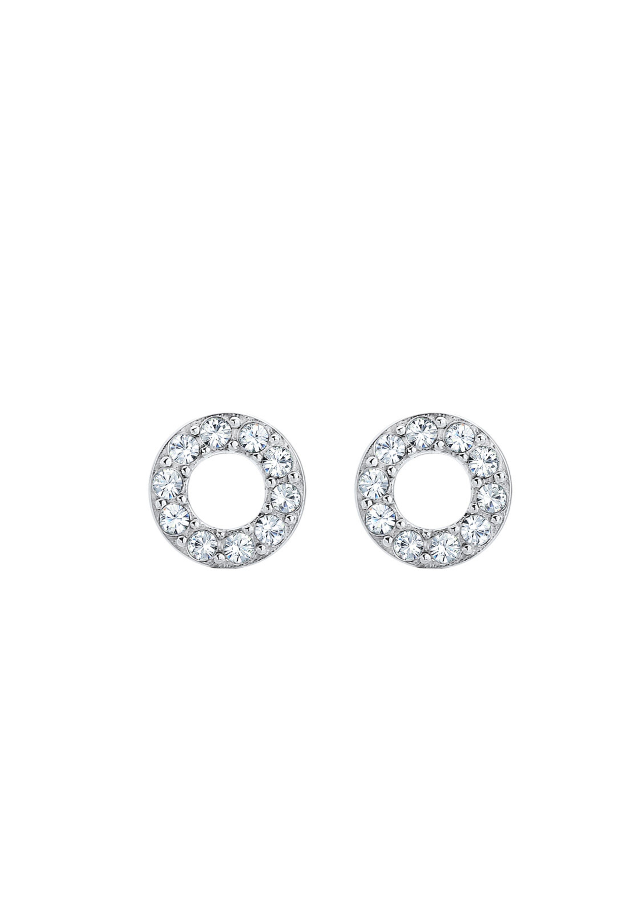 Boucles d'oreilles 'Kreis' ELLI en argent : devant