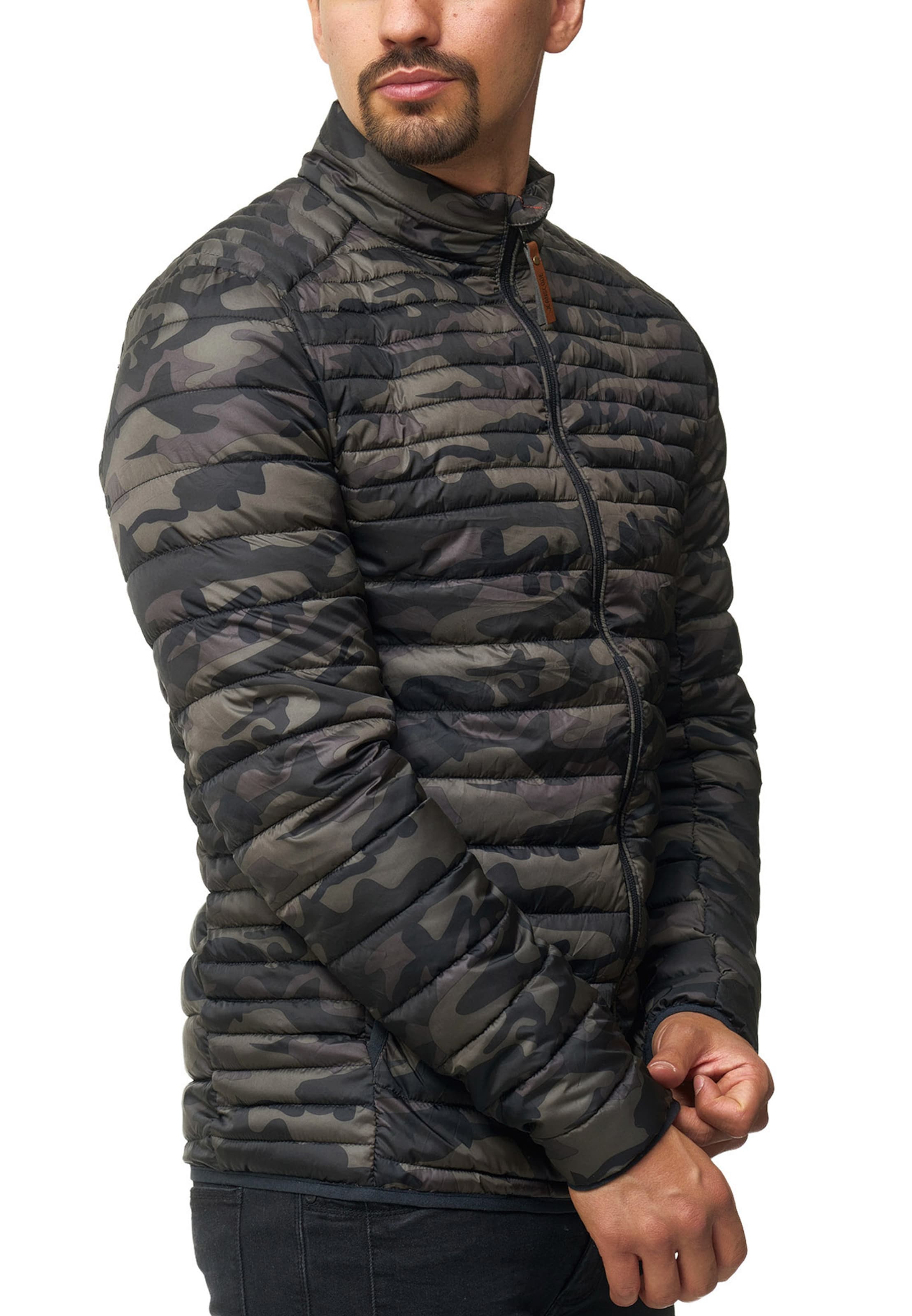 INDICODE JEANS Between-season jacket 'Islington' in Green