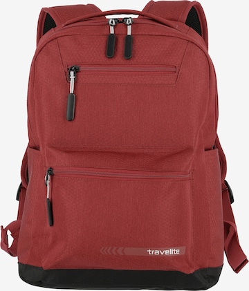TRAVELITE Backpack 'Kick Off' in Red: front