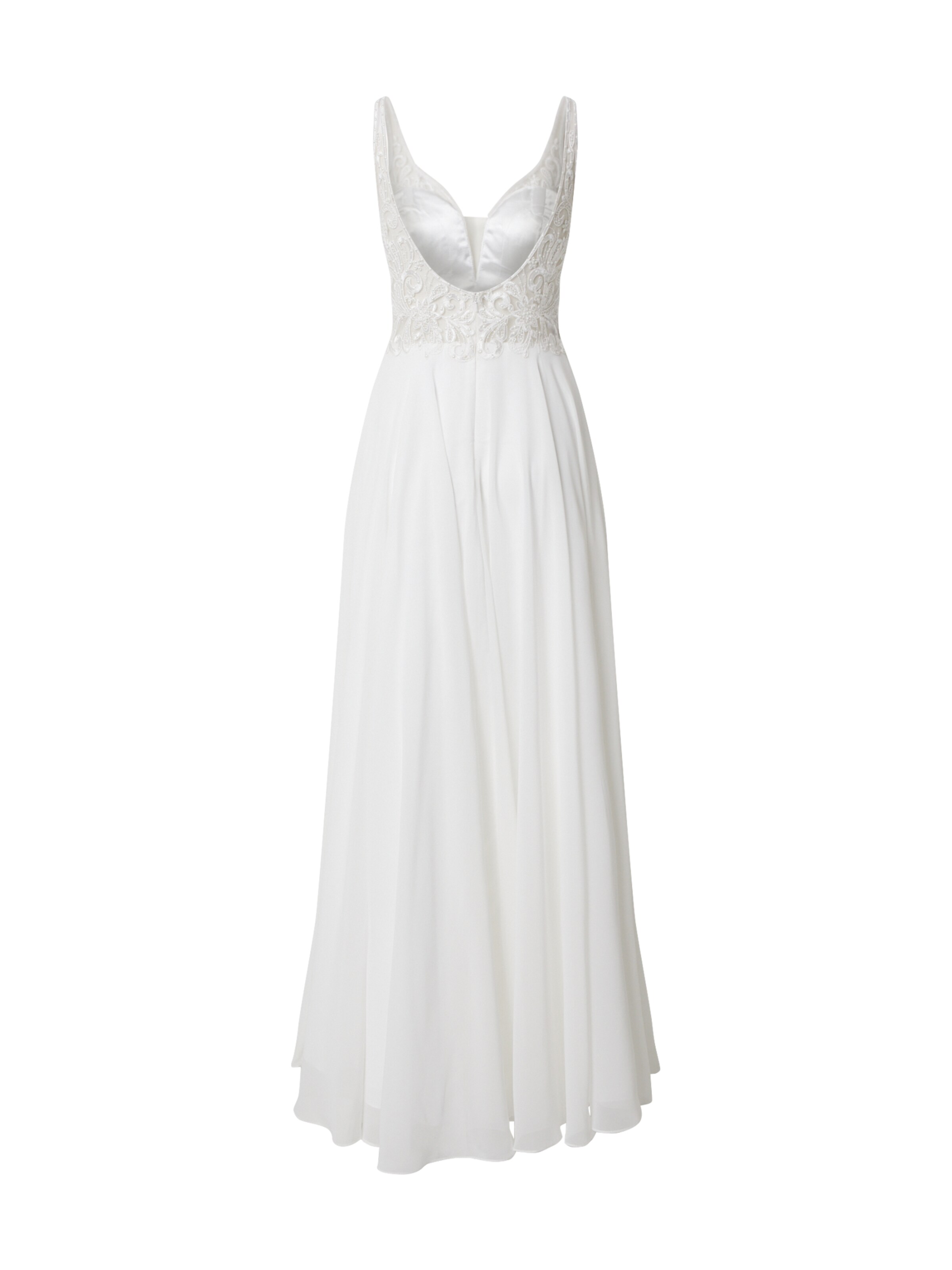 Abito da sera di mascara in bianco