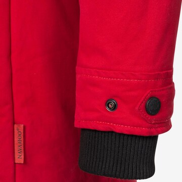 NAVAHOO - Parka de inverno 'Luluna' em vermelho