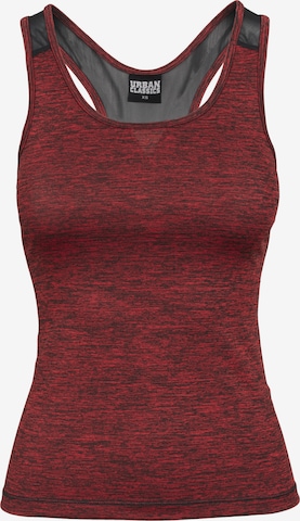 Urban Classics Top in Rood: voorkant