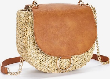 LASCANA Crossbody Bag in Beige: front