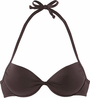 Push-up Hauts de bikini LASCANA en marron