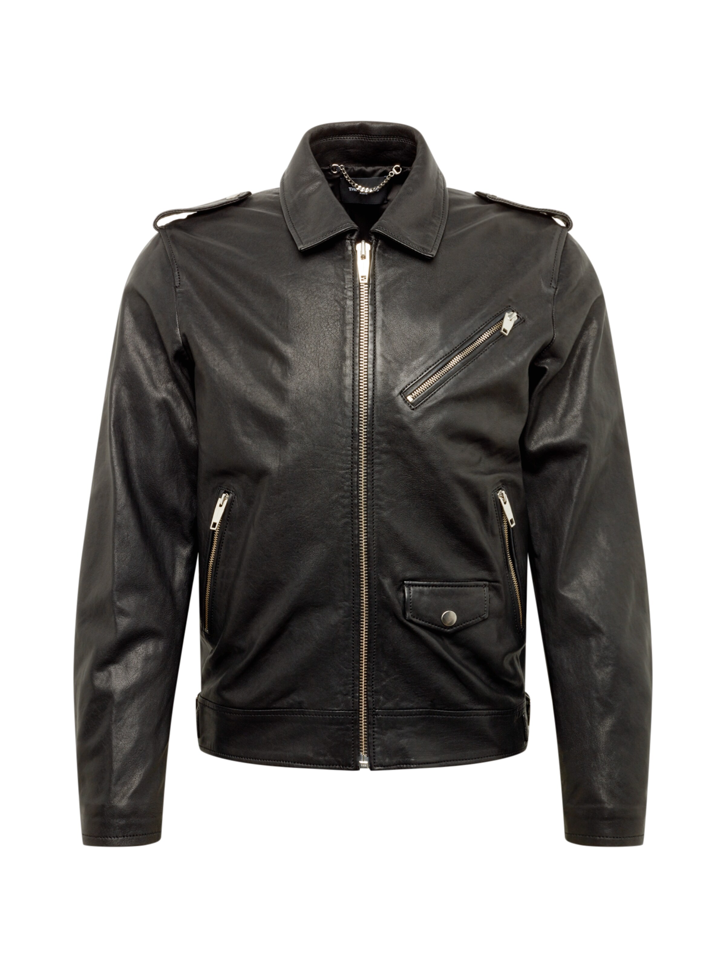 The Kooples - Tussenjas 'VESTE CUIR' in de kleur Zwart