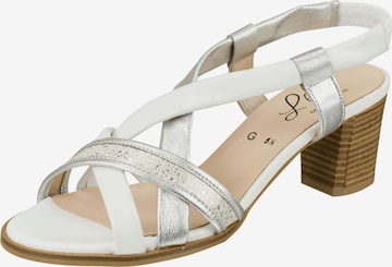 Lei by tessamino Strap Sandals 'Belinda' in White: front