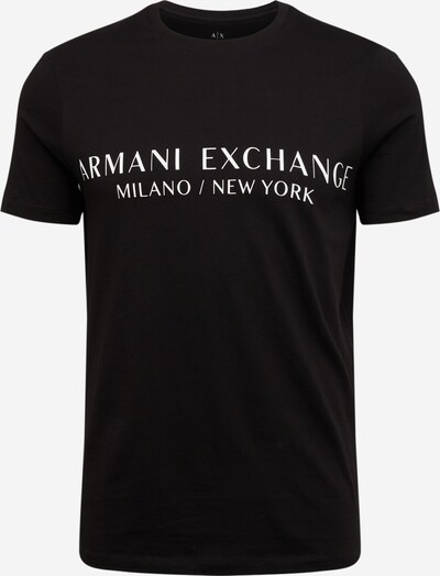 Marškinėliai '8NZT72' iš ARMANI EXCHANGE, spalva – juoda / balta, Prekių apžvalga
