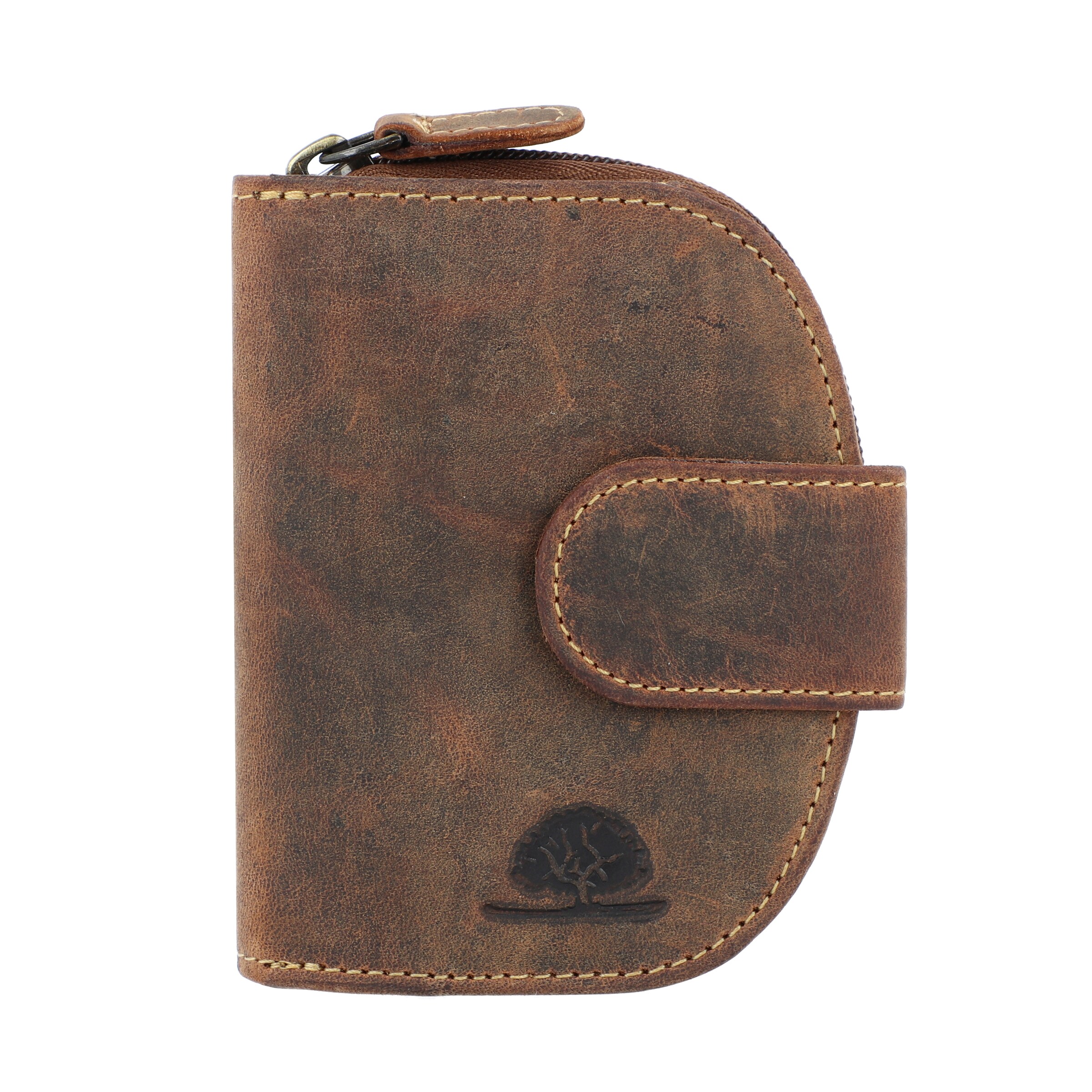 GREENBURRY Geldbörse in Braun: Vorderseite