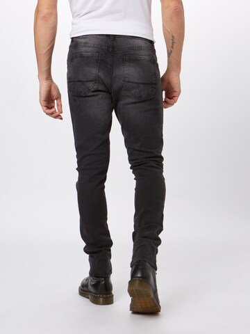 Urban Classics Skinny Jeans i sort: tilbage