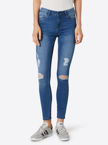 Skinny Jeans de la VERO MODA pe albastru: față