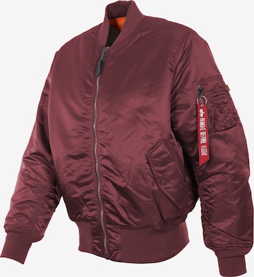 ALPHA INDUSTRIES Prehodna jakna 'MA-1' | rdeča barva