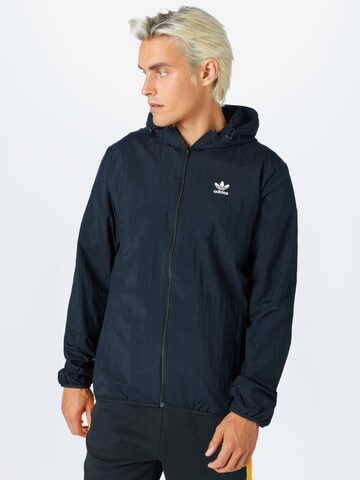 Coupe regular Veste mi-saison ADIDAS ORIGINALS en noir : devant