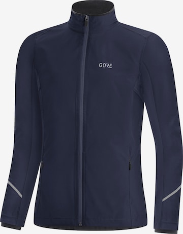 GORE WEAR Athletic Jacket 'R3 GTX' in Blue: front