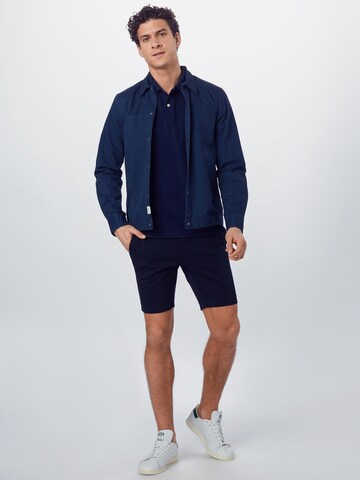 INDICODE JEANS Slimfit Shorts 'Aalborg' in Blau