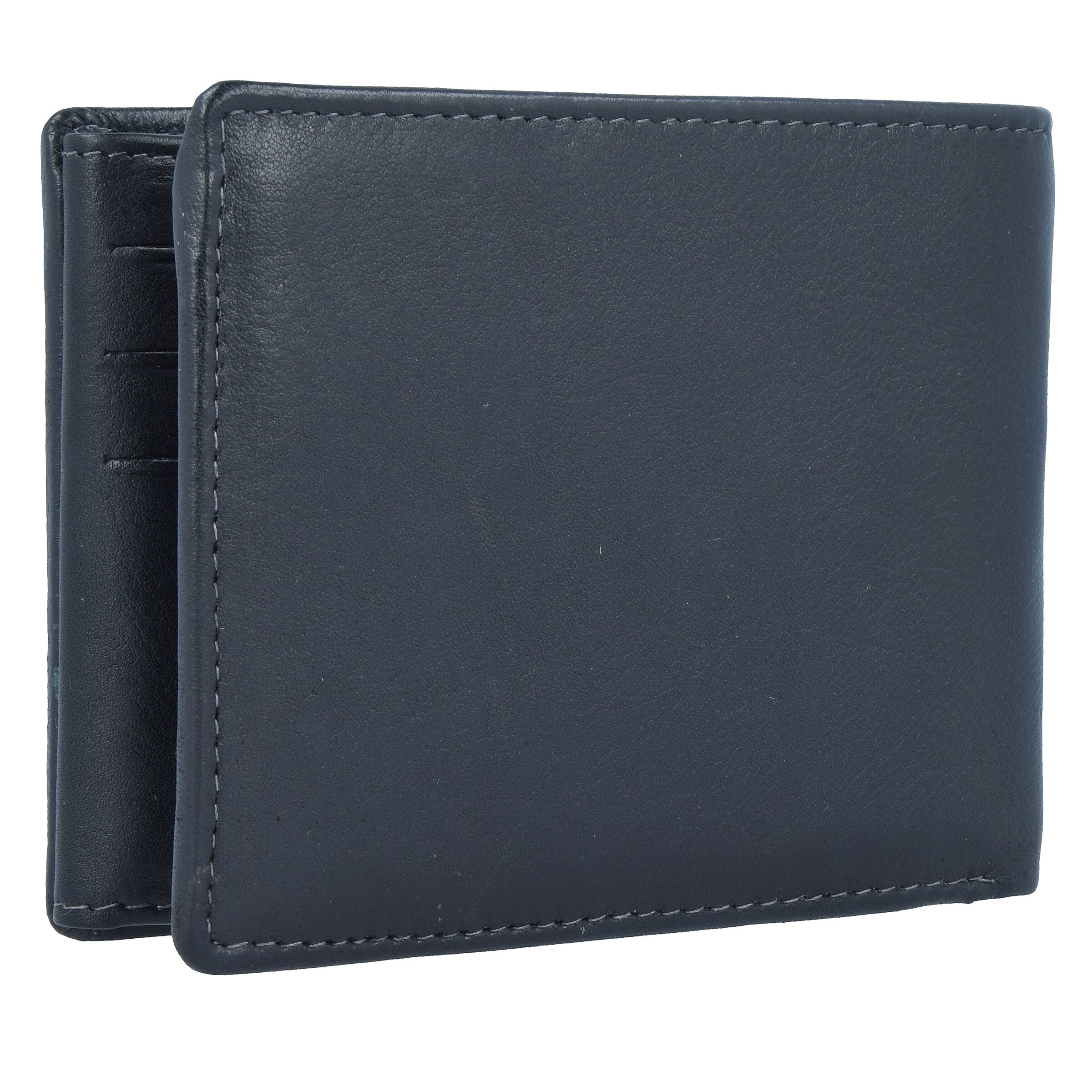 Greenland Nature Wallet 'Black Nappa' in Black