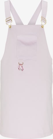 MYMO Overall Skirt in Pink: front