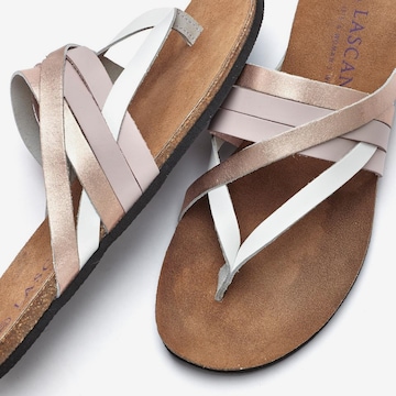 LASCANA T-Bar Sandals in Pink