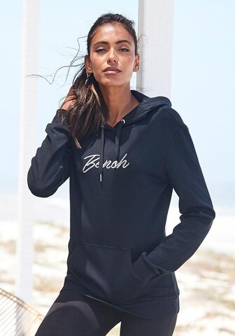 Sweat-shirt BENCH en noir : devant