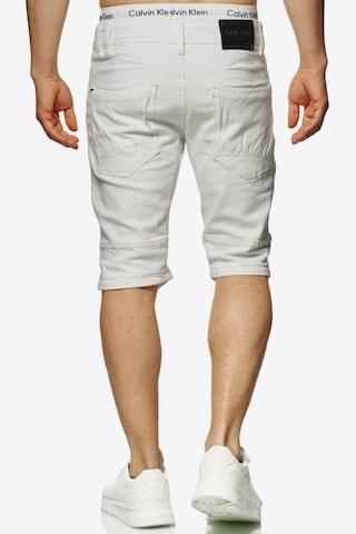 INDICODE JEANS Regular Shorts 'Leon' in Weiß