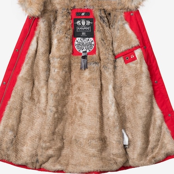 NAVAHOO Winter Coat 'Cristal' in Red