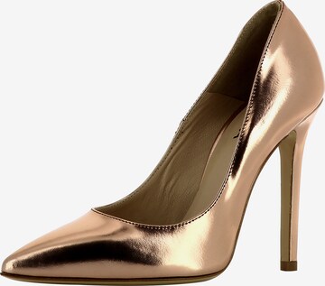 EVITA Pumps in Gold: predná strana