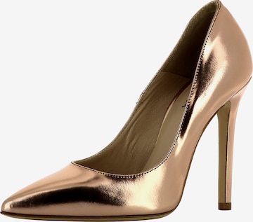 EVITA Pumps in Gold: predná strana