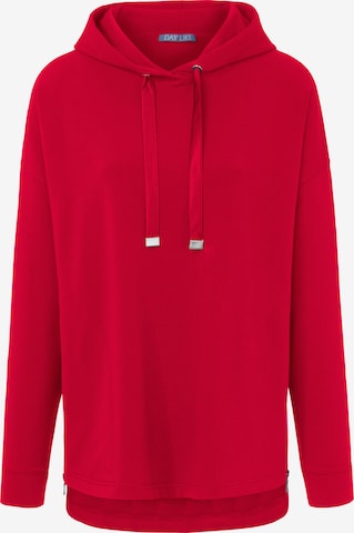 DAY.LIKE Sweatshirt mit Kapuze in Rot: predná strana