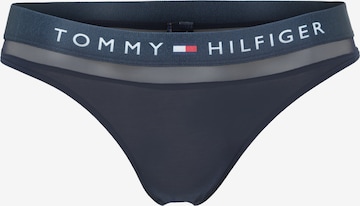 Tommy Hilfiger Underwear Thong in Blue: front