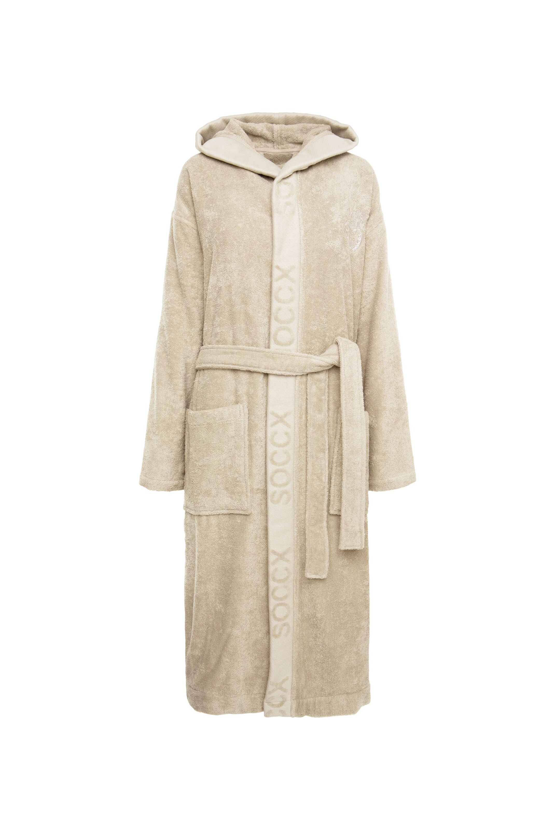 Soccx - Bademantel in beige