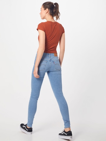 LEVI'S ® Liibuv Teksapüksid '710™ Super Skinny', värv sinine: tagant vaates